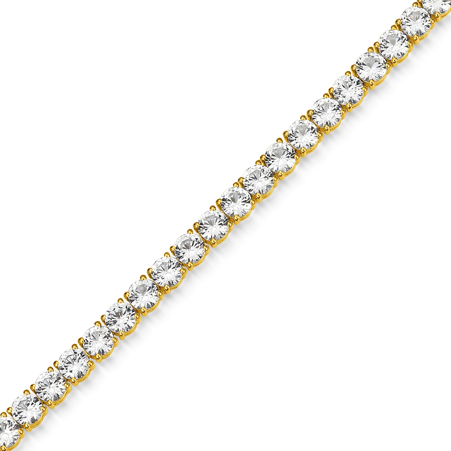 UB0120 - Basic Lab-Created White Sapphire Tennis Bracelet | ethos