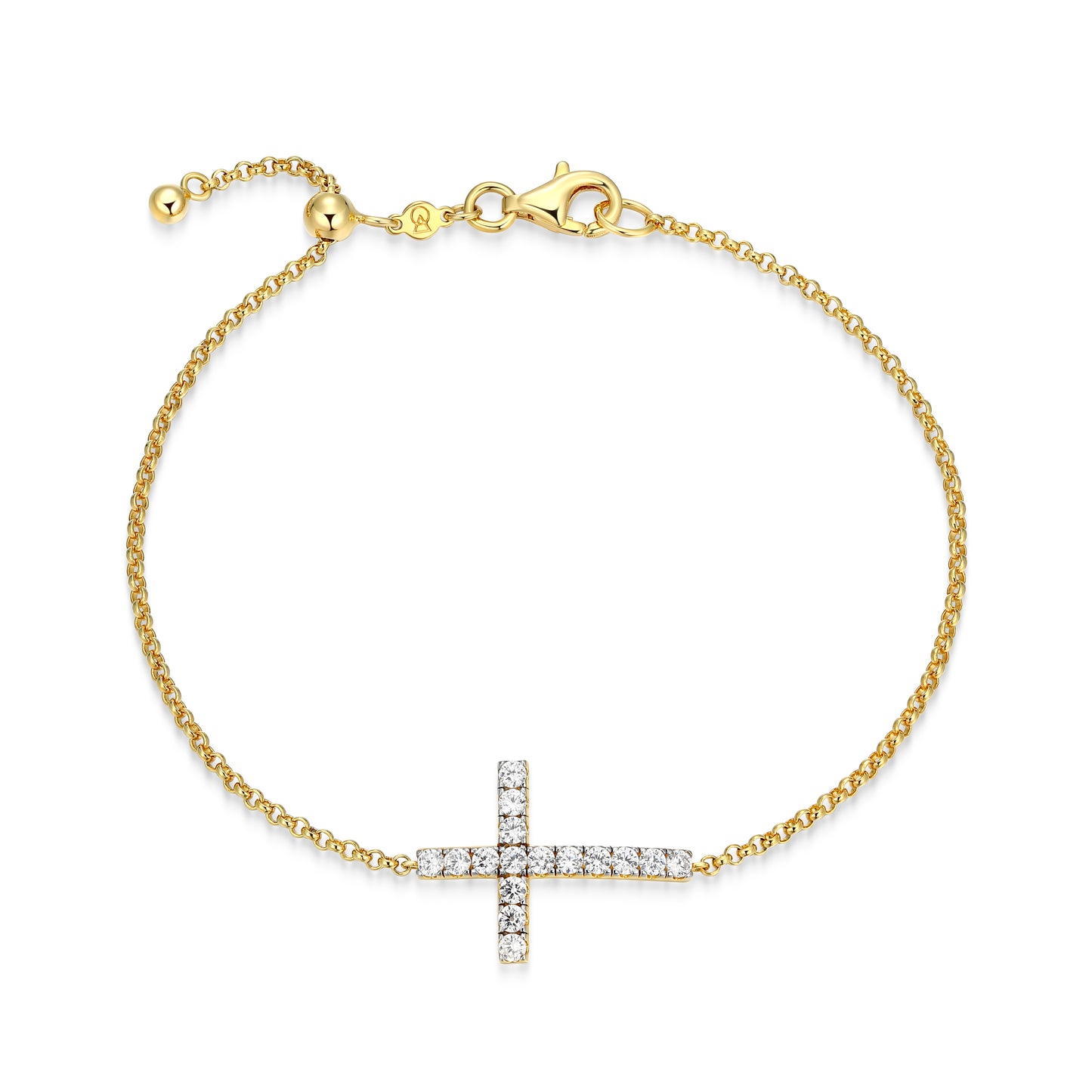 MB0150Y - Faith Cross Bolo Bracelet | Monte Luna