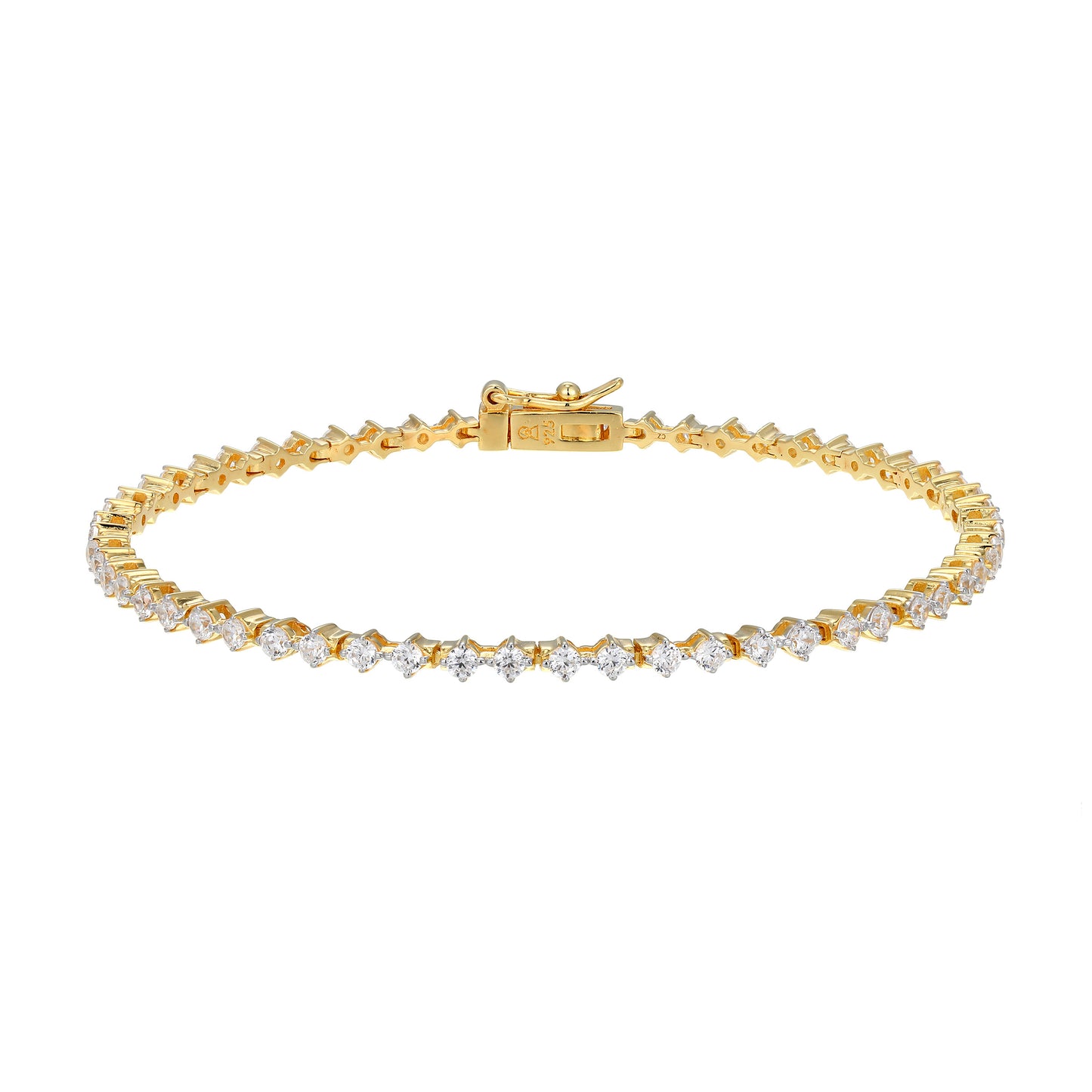 MB0121 - Lab-Created Diamond Line Bracelet | Monte Luna