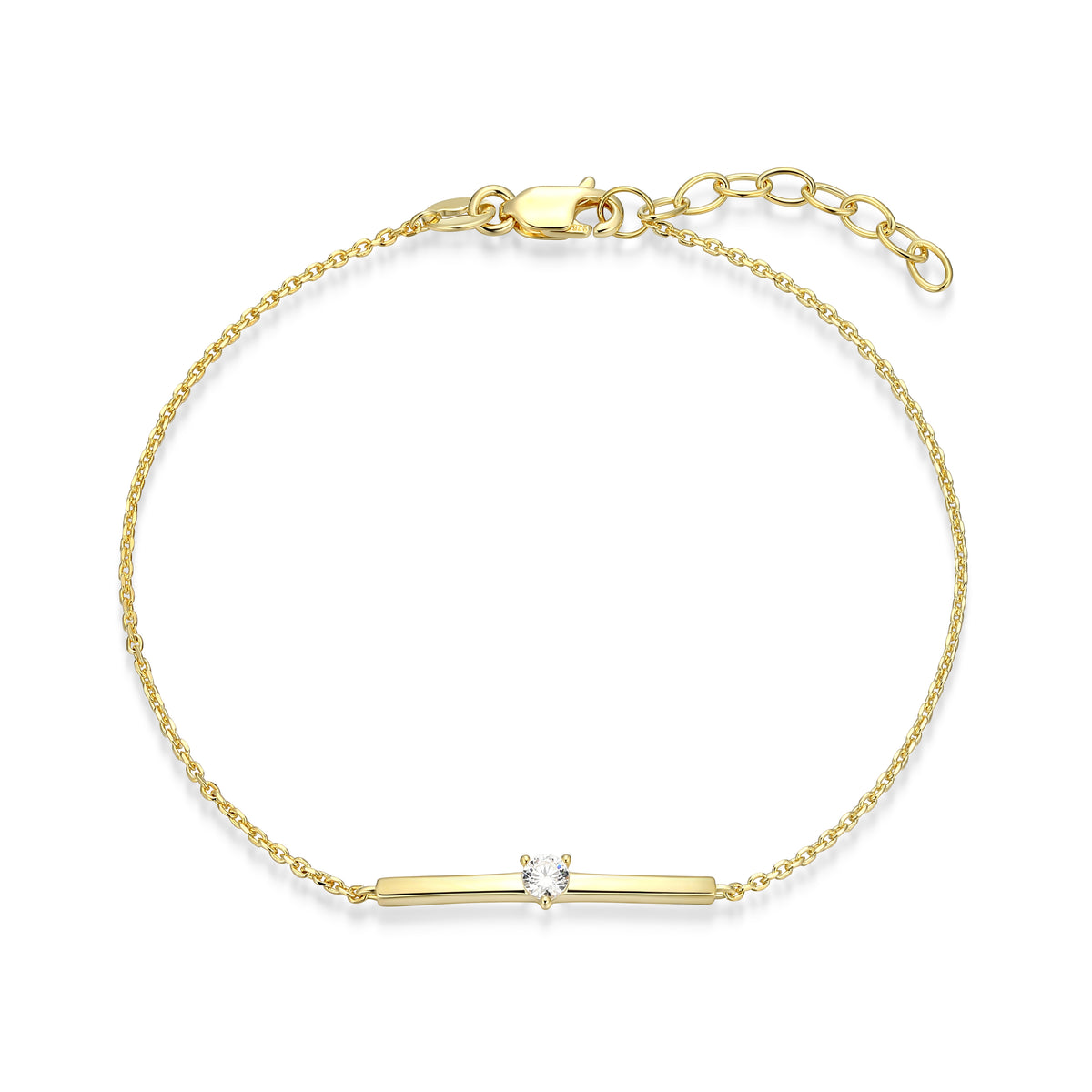 RB0229 - Solitaire Bar Bracelet | reign