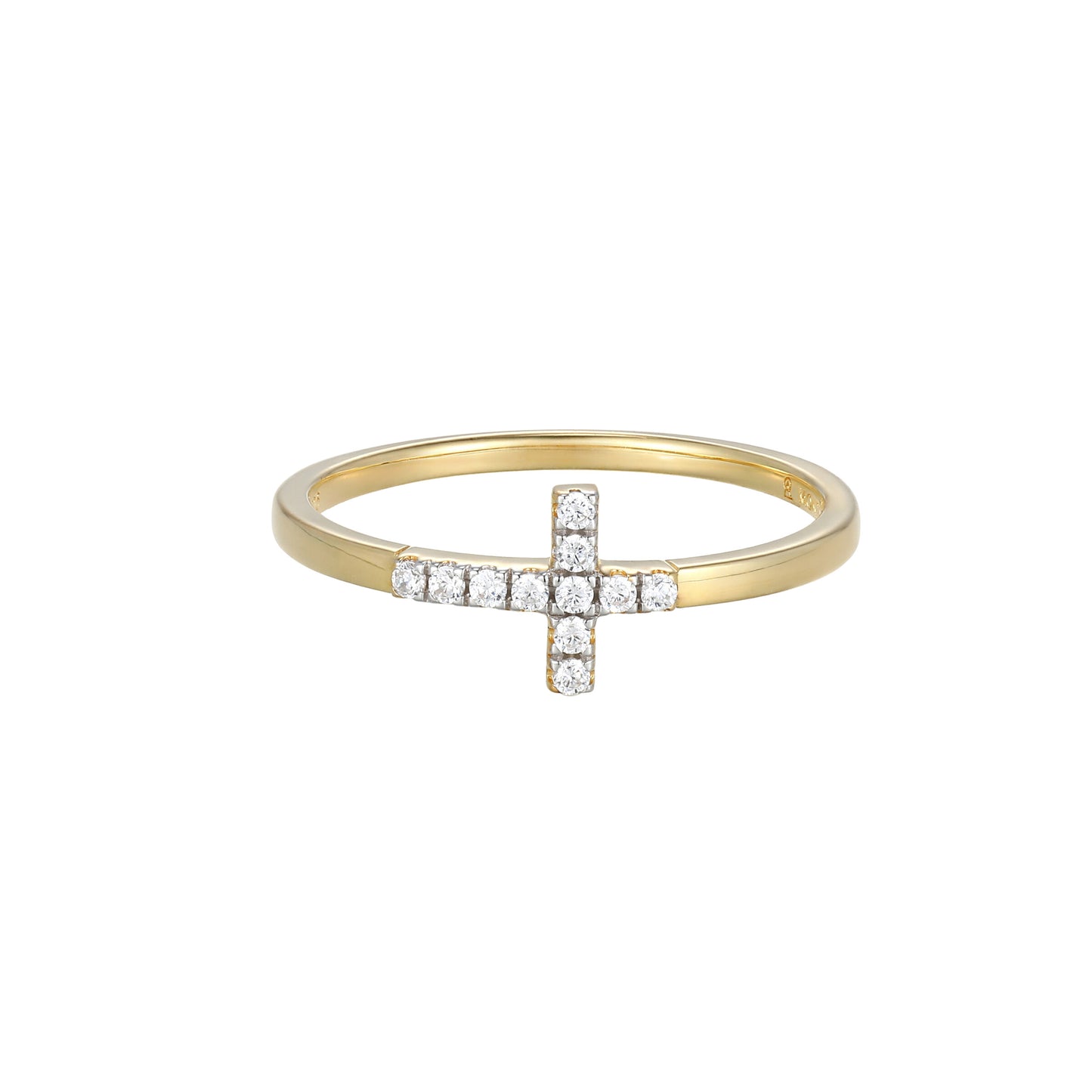 BR0023Y5 - Small Cross Ring | m by monte luna