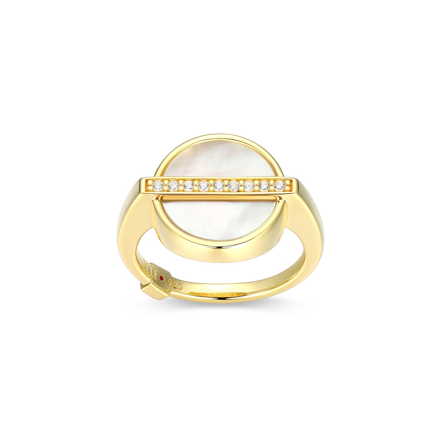 LR03006 - Lucency Mother of Pearl Ring | elle