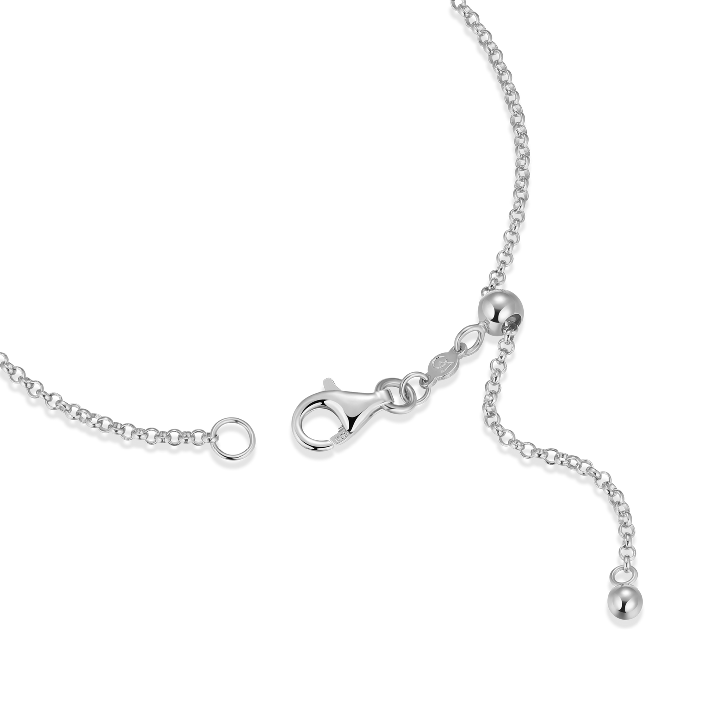 Wing Bolo Bracelet in Rhodium-Plated Sterling Silver | M by Monte Luna