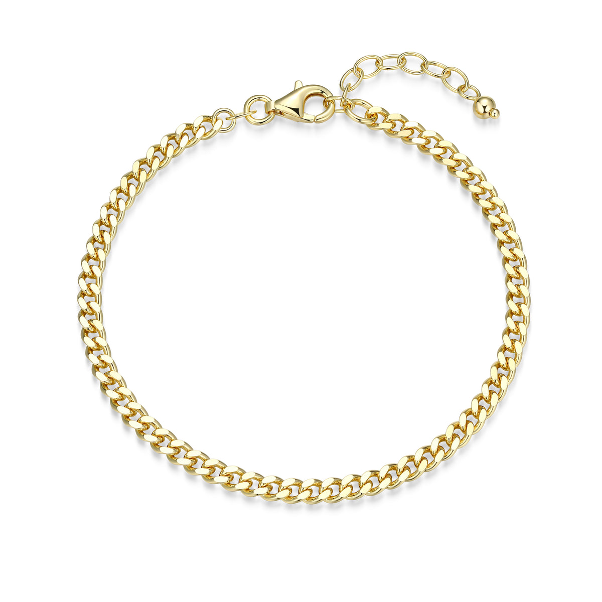 RB0249 - Flat Curb Chain Bracelet | reign
