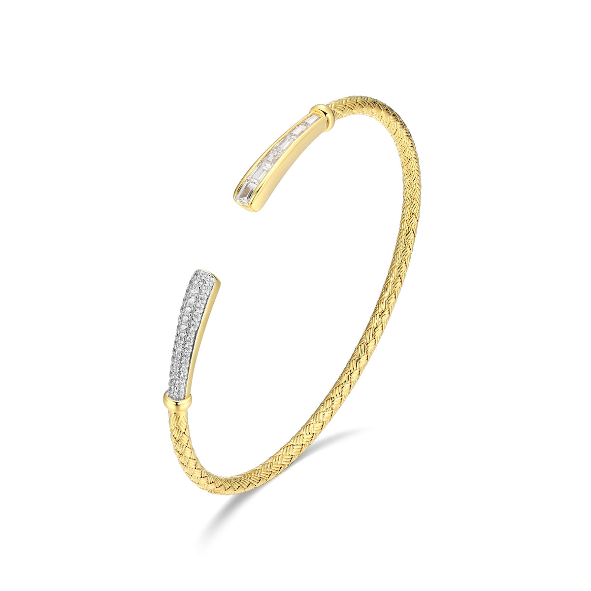 CB0224 - Baguette Open Cuff | Paris 1901