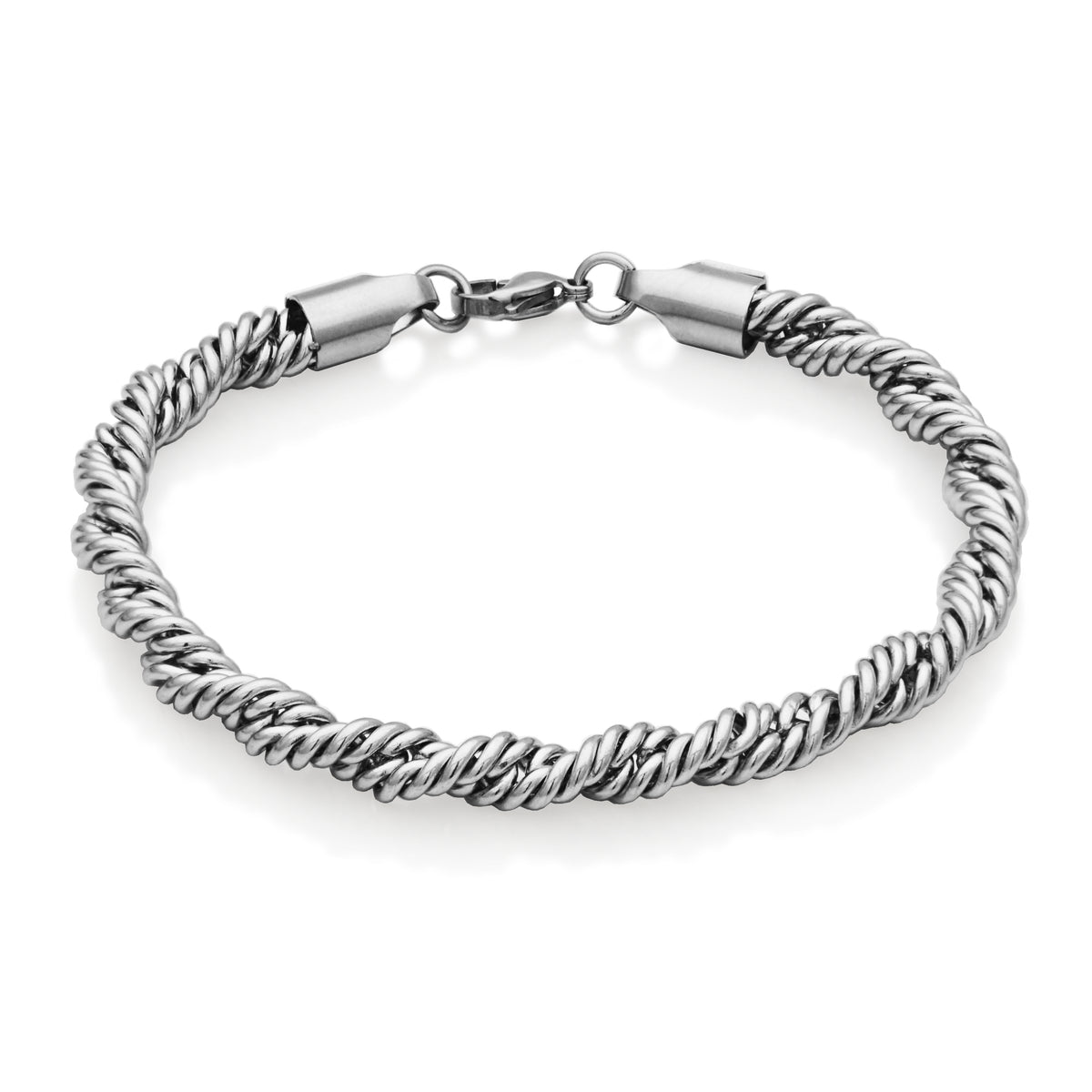 T1XK080188 - Twisted Rope Chain Bracelet | steelx