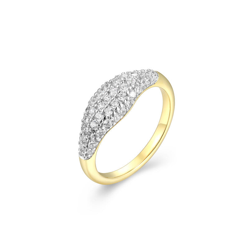 RR0259Y4 - Pavé Pinky Ring | reign