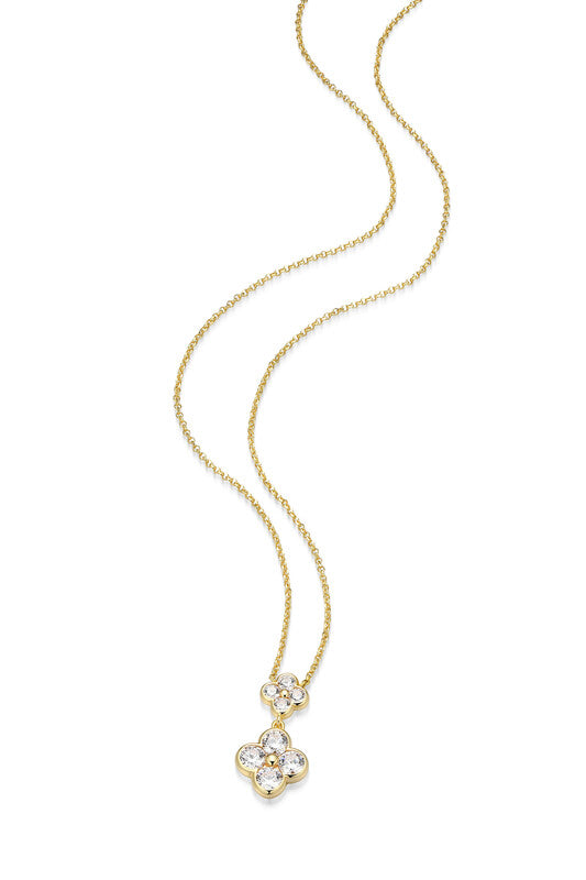 RN0294 - Clover Drop Necklace | reign