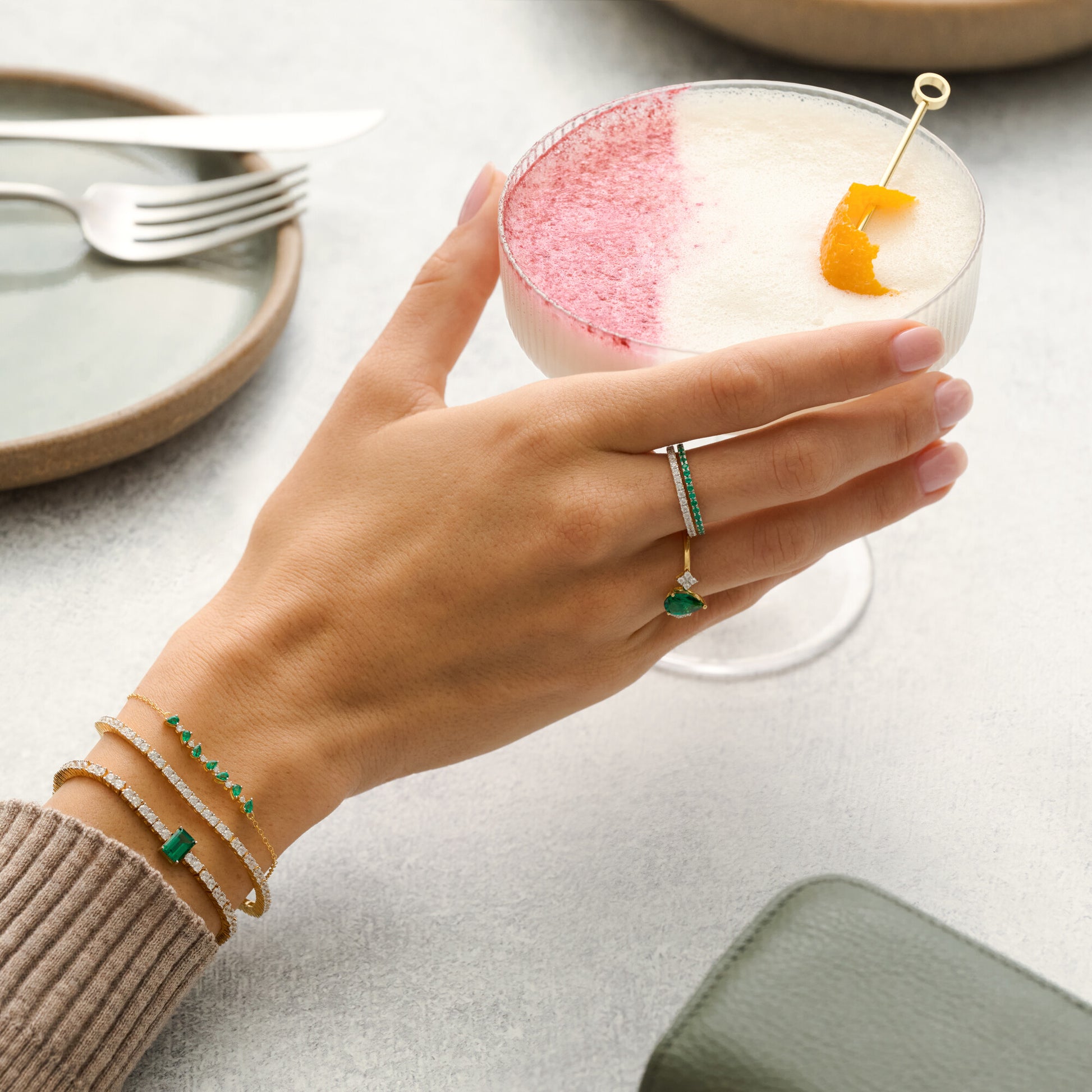 Lab-Created Diamond Eternity Ring in 14K Yellow Gold | Monte Luna