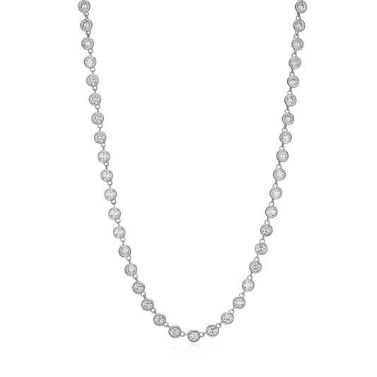 RN0194 - Station CZ Necklace | reign