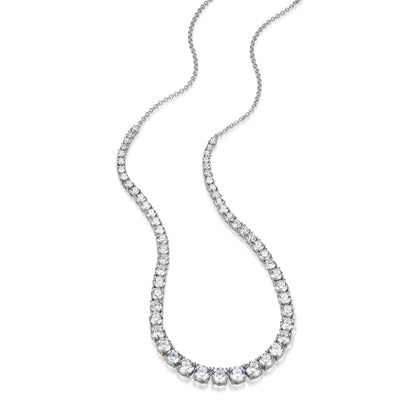 RN0211 - Graduated CZ Necklace | reign