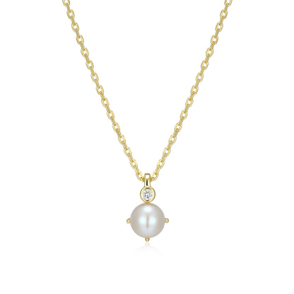 N10348JUNY - Birthstone with Lab-Grown Diamond Accent Necklace | elle