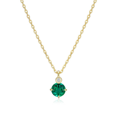 N10348MAYY - Birthstone with Lab-Grown Diamond Accent Necklace | elle