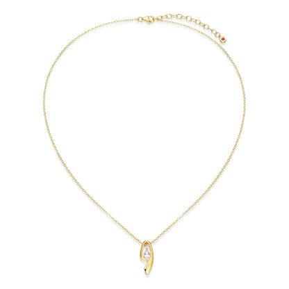 LN0277 - Marquise Ribbon Necklace | Paris 1901