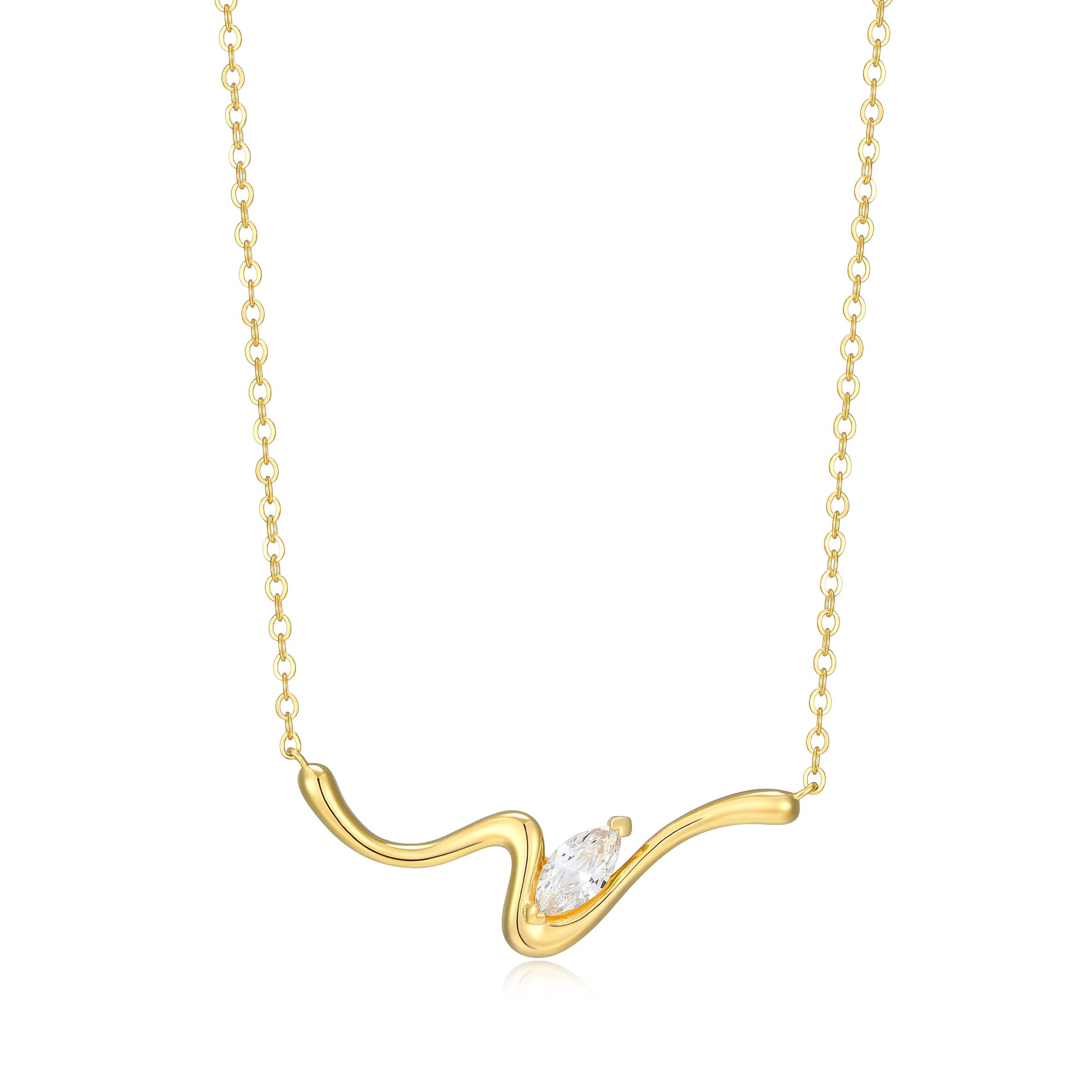 LN0281 - Marquise Flow Necklace | Paris 1901