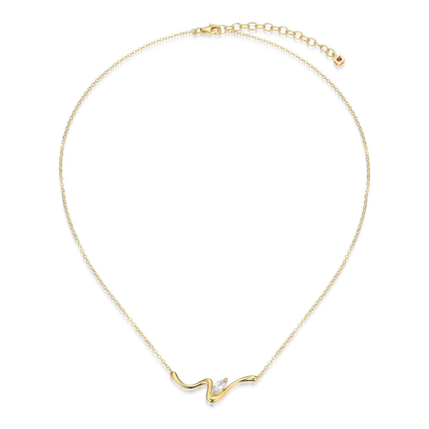 LN0281 - Marquise Flow Necklace | Paris 1901