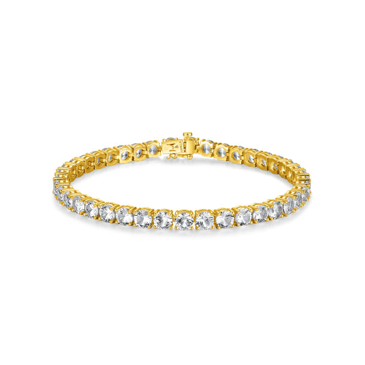 UB0120 - Basic Lab-Created White Sapphire Tennis Bracelet | ethos