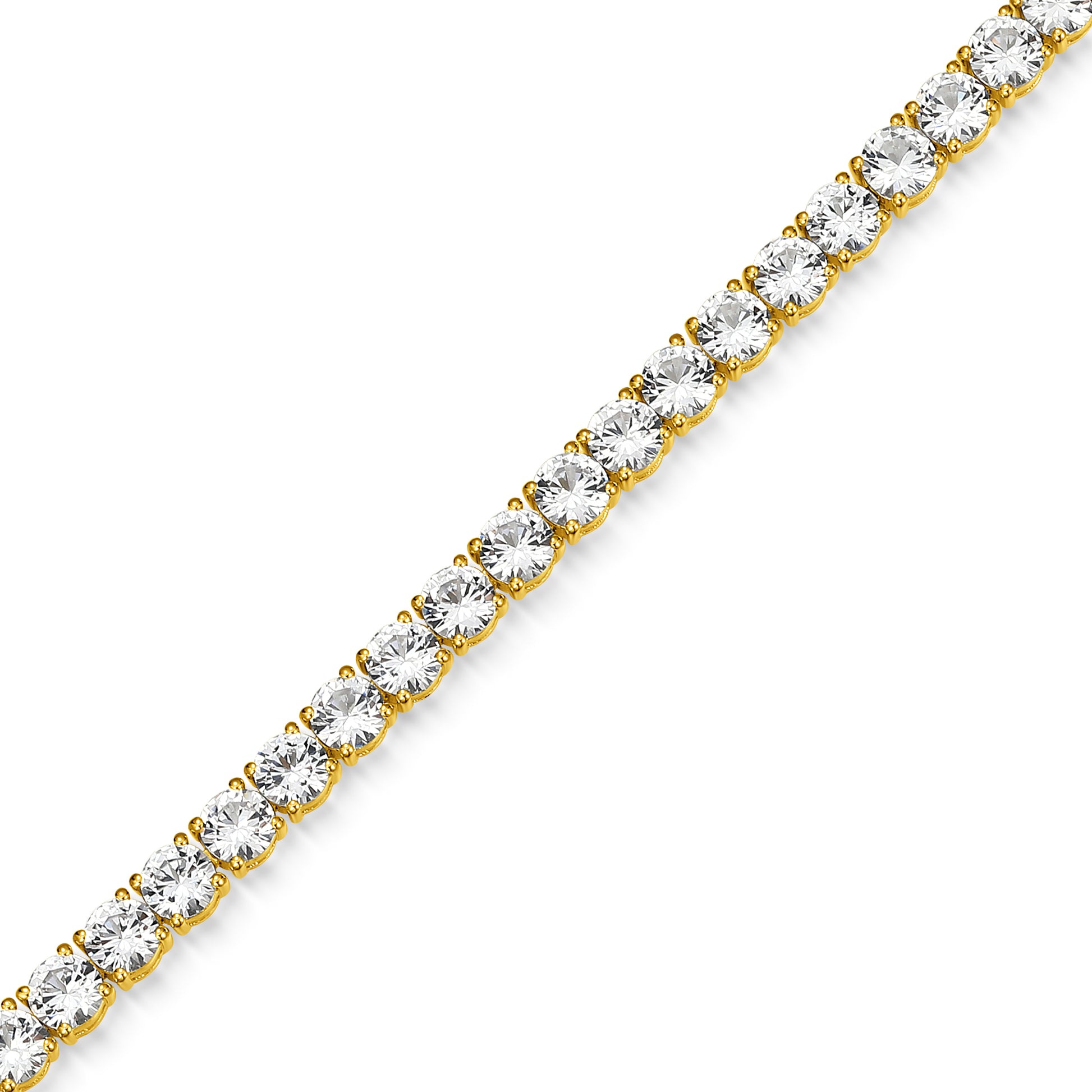 UB0120 - Basic Lab-Created White Sapphire Tennis Bracelet | ethos