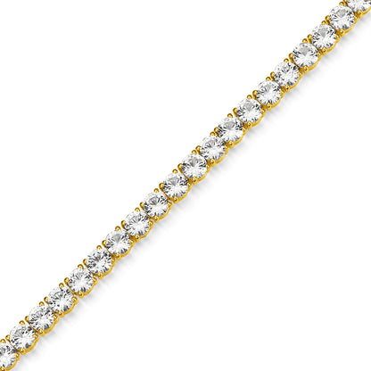 UB0120 - Basic Lab-Created White Sapphire Tennis Bracelet | ethos