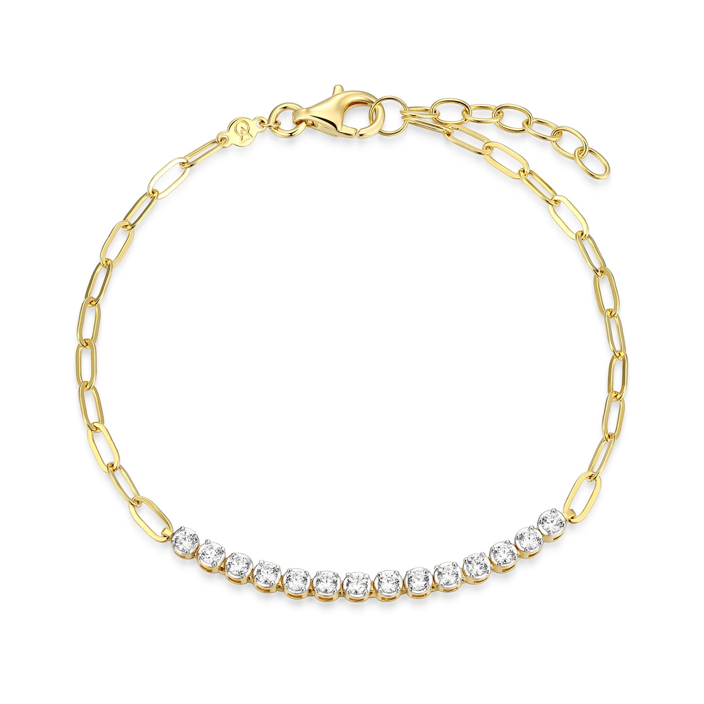 MB0155Y - Timeless Paperclip Bracelet | Monte Luna
