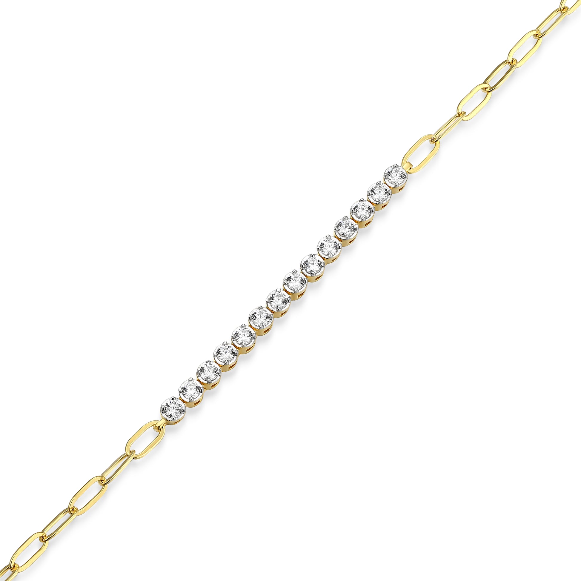 MB0155Y - Timeless Paperclip Bracelet | Monte Luna