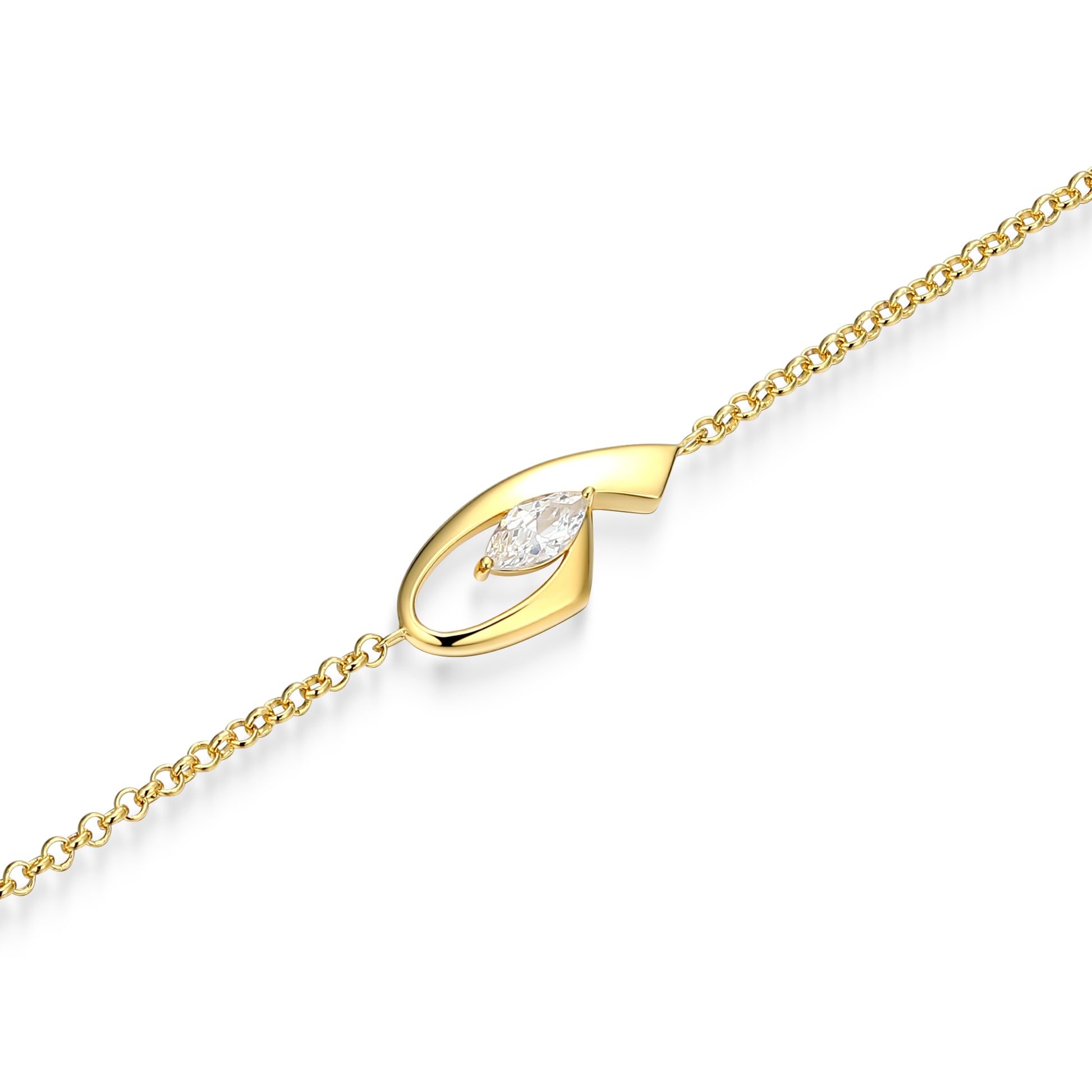 LB0277 - Marquise Ribbon Bracelet | Paris 1901