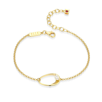 LB0279 - Sculpted Oval Bracelet | Paris 1901