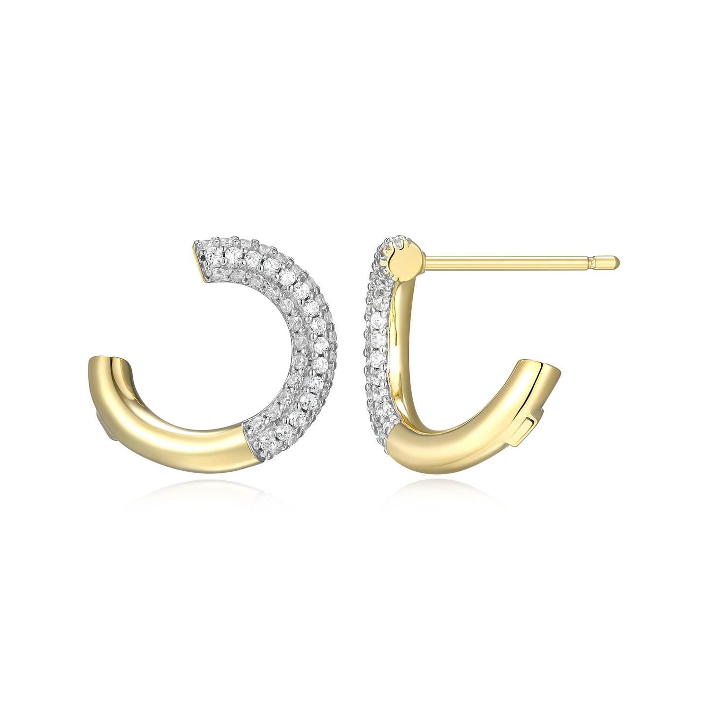 LE0283 - Hidden Halo Hoop Earrings | Paris 1901