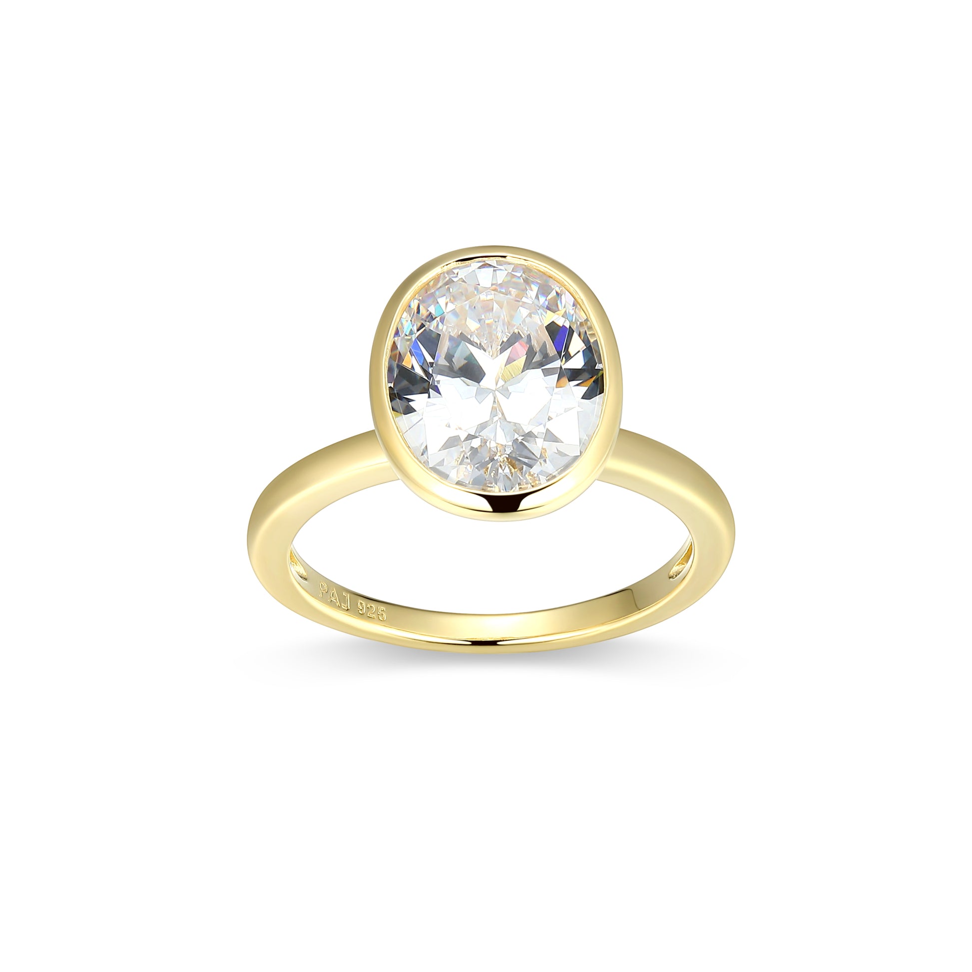 RR0180 - Oval-Cut CZ Ring | reign