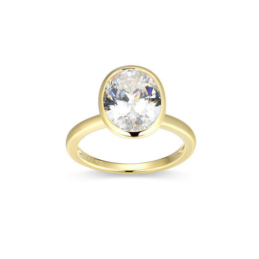 RR0180 - Oval-Cut CZ Ring | reign