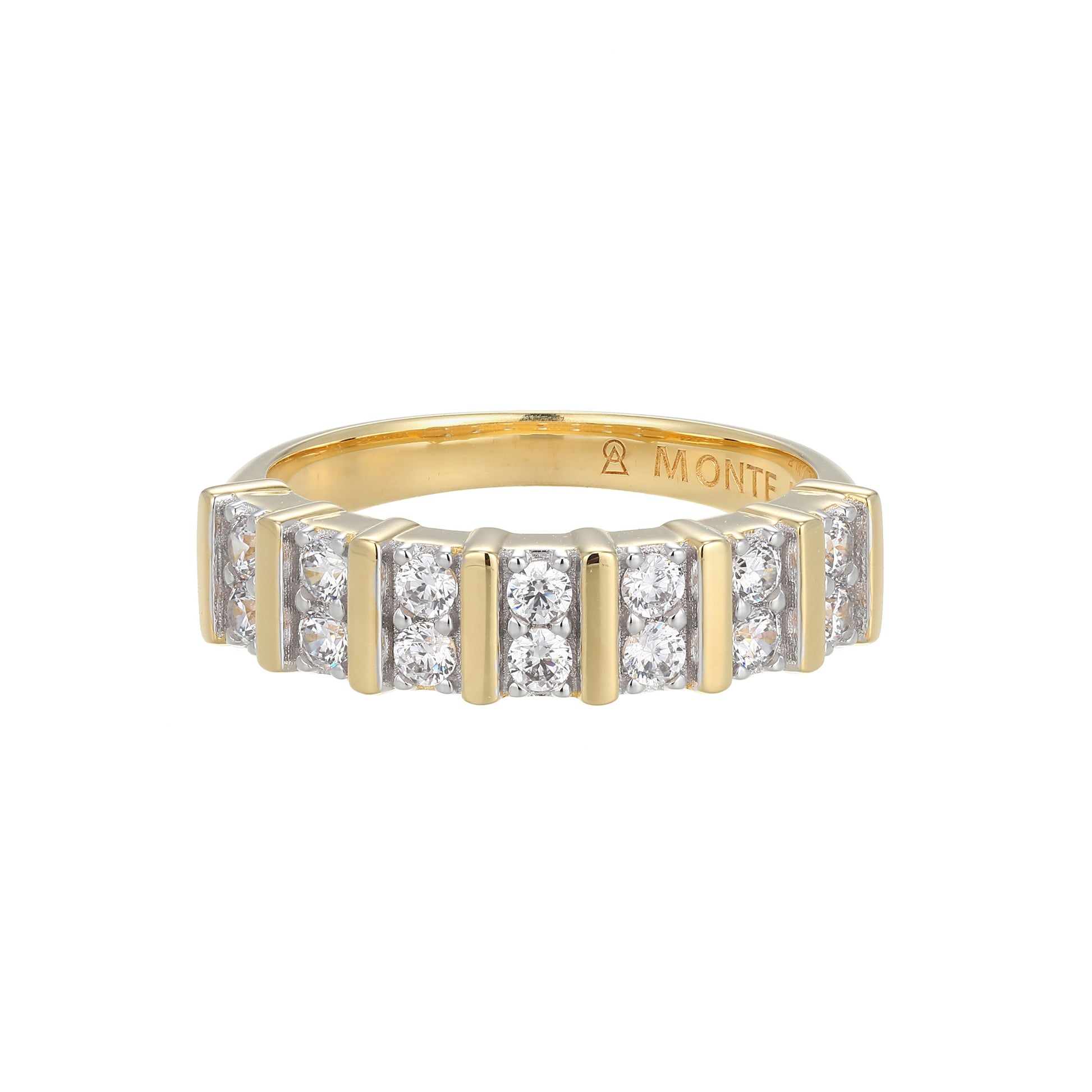 MR0129 - Timeless Channel Set Lab-Created Diamond Ring | Monte Luna