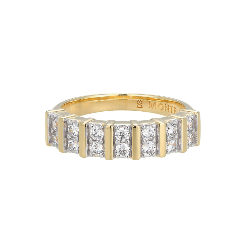 MR0129 - Timeless Channel Set Lab-Created Diamond Ring | Monte Luna