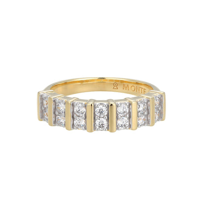 MR0129 - Timeless Channel Set Lab-Created Diamond Ring | Monte Luna