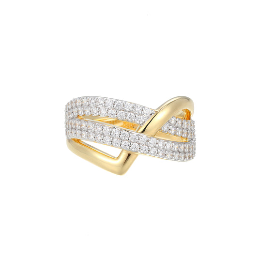 MR0108 - Adorn Crossover Lab-Created Diamond Ring | Monte Luna