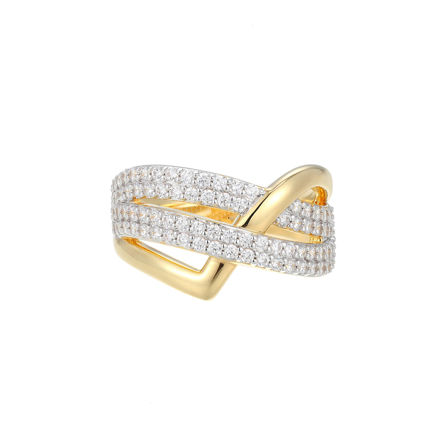 MR0108 - Adorn Crossover Lab-Created Diamond Ring | Monte Luna