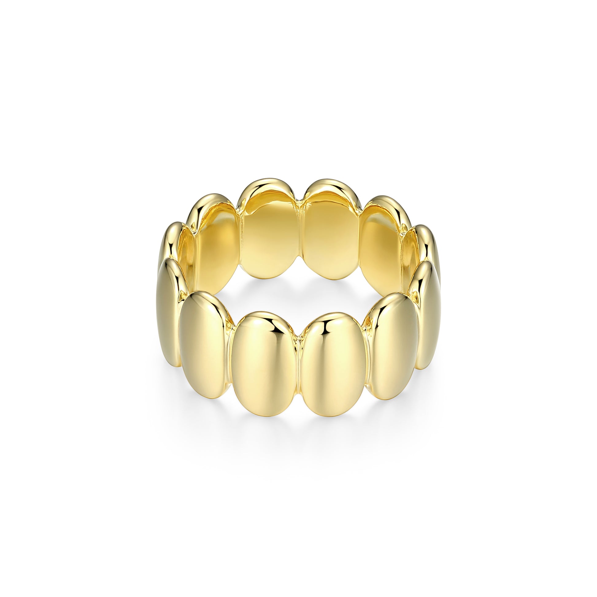 RR0191Y - Domed Band Ring | reign