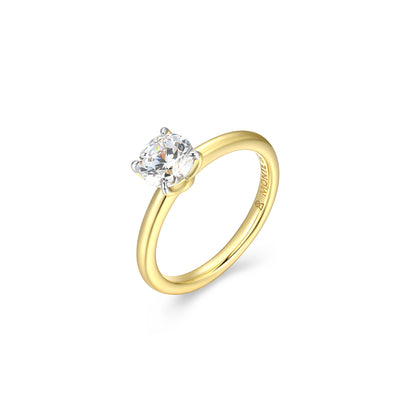 MR0139Y6 - Round Solitaire Ring | Monte Luna