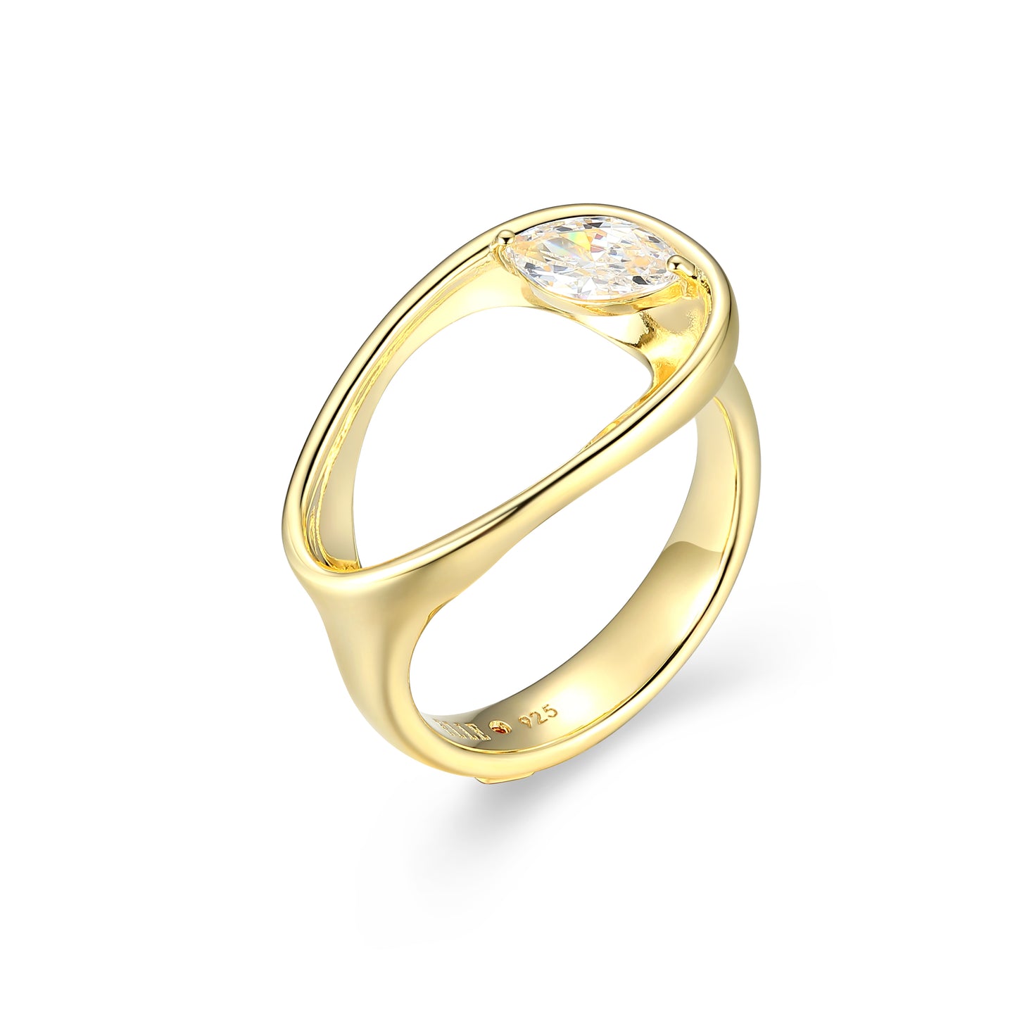 LR02796 - Sculpted Oval Ring | Paris 1901