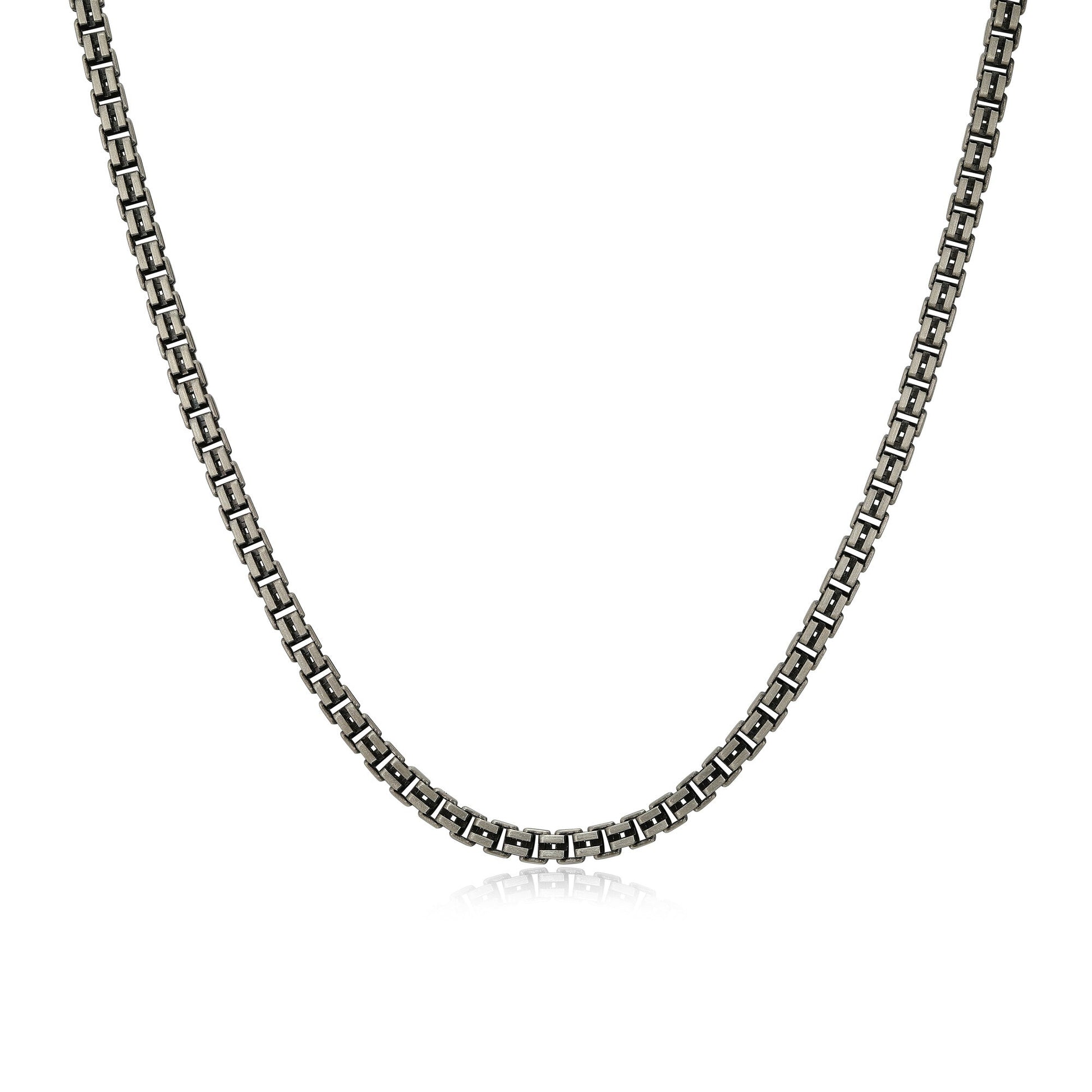 Italian Chain Sterling Silver Necklace - UN0034 | ethos