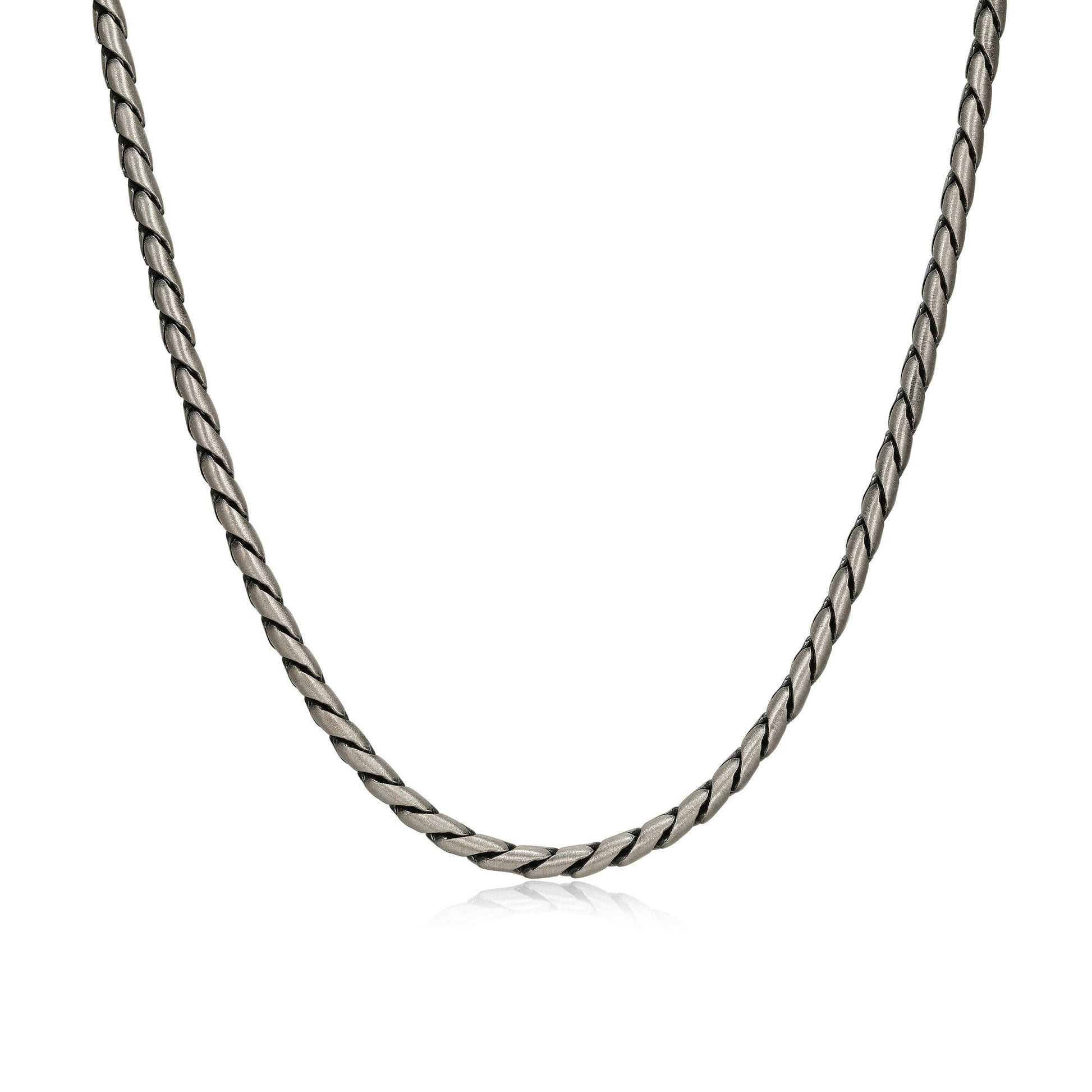 Italian Chain Sterling Silver Necklace - UN0036 | ethos