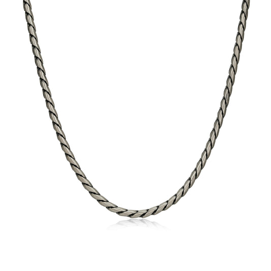 Italian Chain Sterling Silver Necklace - UN0036 | ethos