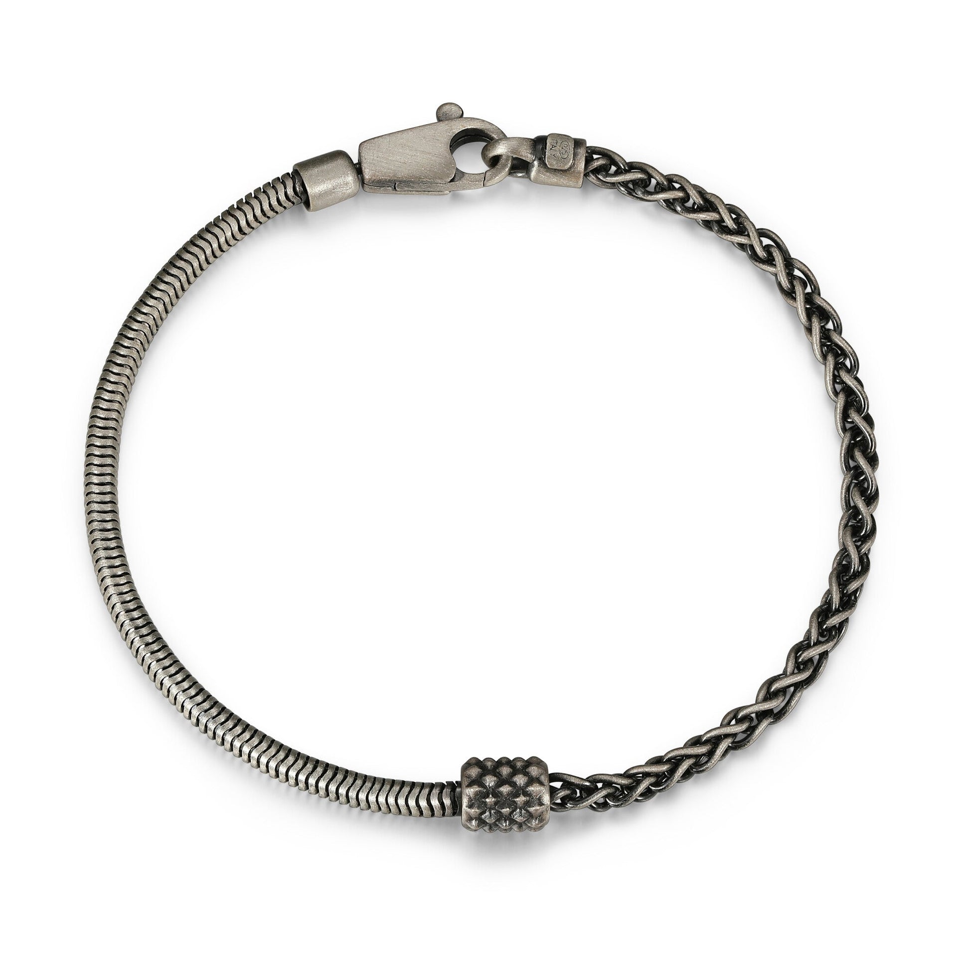 Italian Chain Sterling Silver Bracelet - UB0035 | ethos