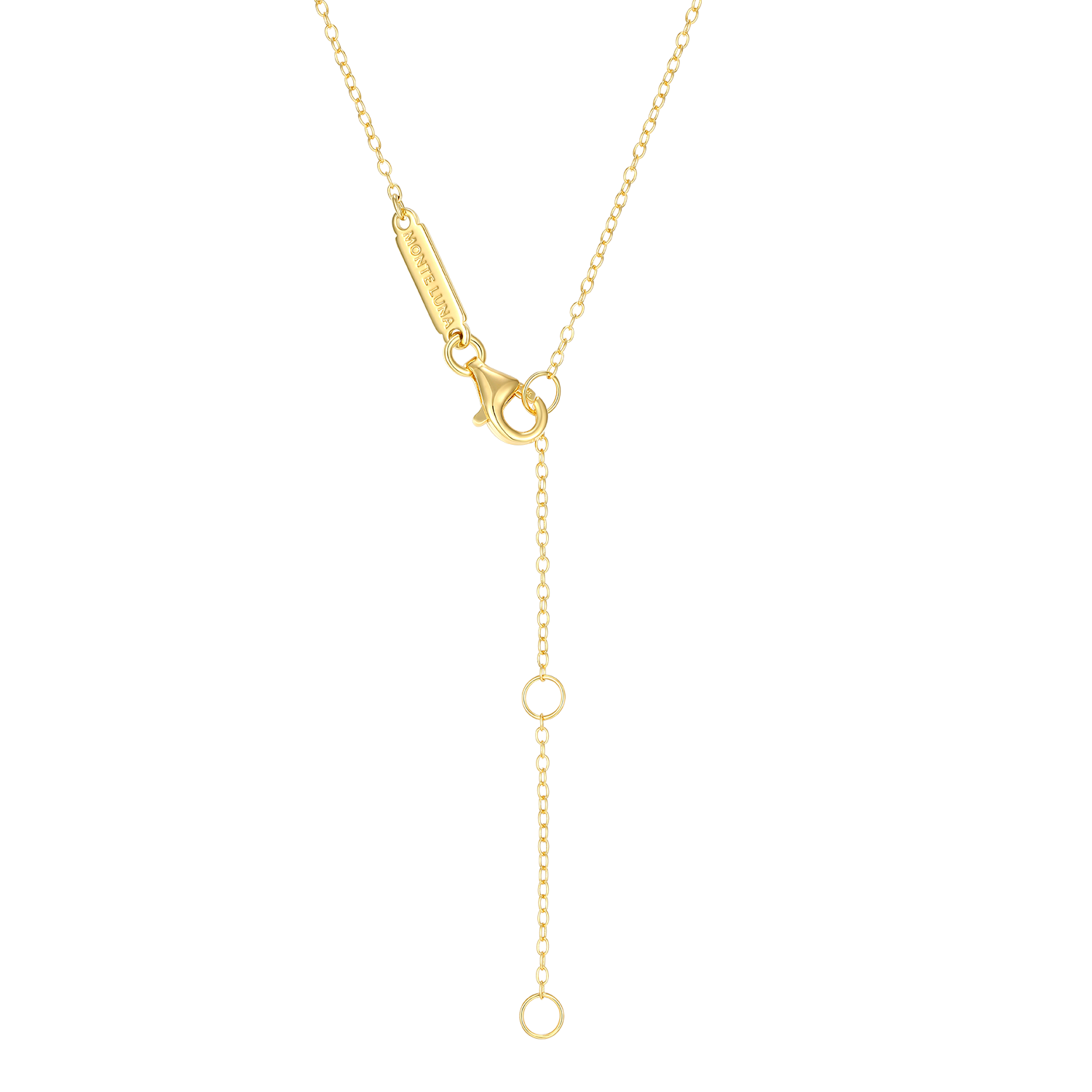 Star of David Lab-Created Diamond Necklace in 14K Yellow Gold-Plated Sterling Silver | M by Monte Luna