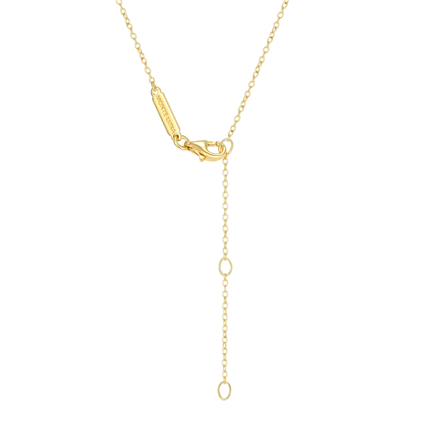Cross Tag Lab-Created Diamond Pendant Necklace in 14K Yellow Gold-Plated Sterling Silver | M by Monte Luna