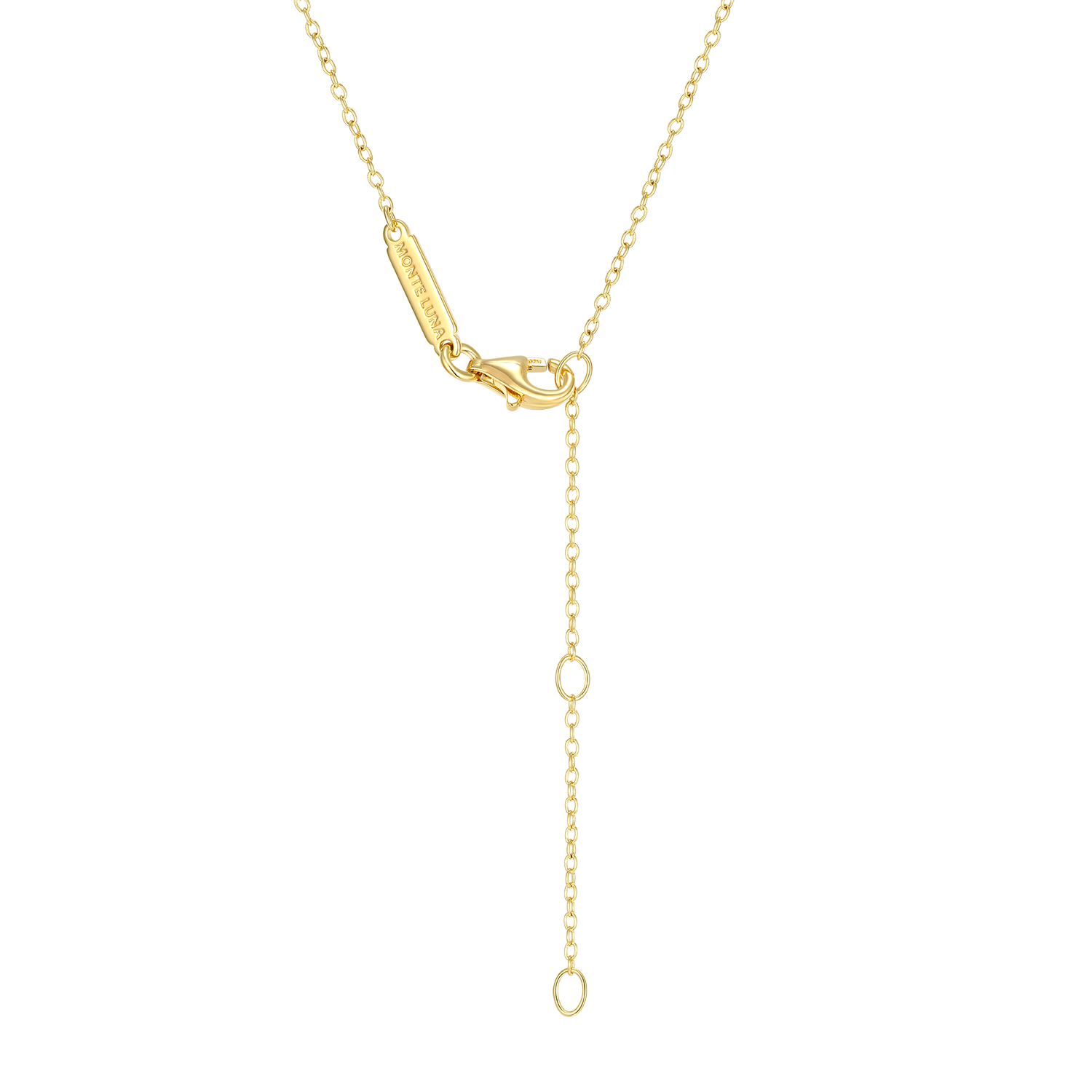 Cross Tag Lab-Created Diamond Pendant Necklace in 14K Yellow Gold-Plated Sterling Silver | M by Monte Luna