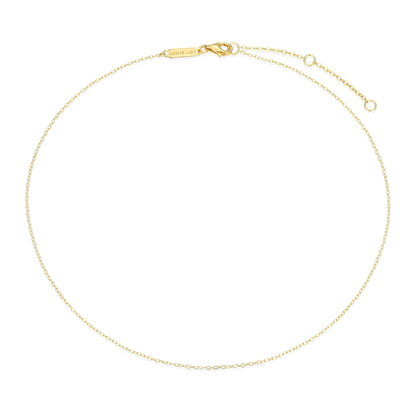 14+2" Cable Chain in 14K Yellow Gold-Plated Sterling Silver | M by Monte Luna