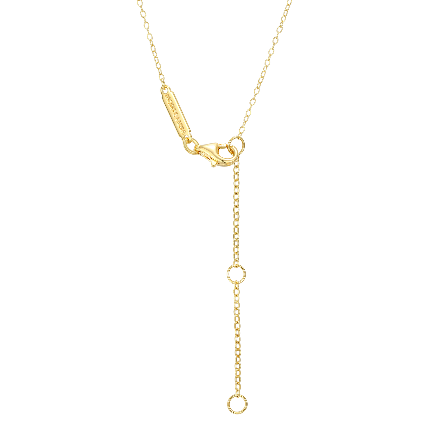 14+2" Cable Chain in 14K Yellow Gold-Plated Sterling Silver | M by Monte Luna