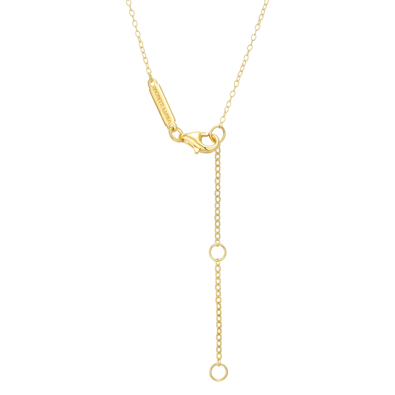 14+2" Cable Chain in 14K Yellow Gold-Plated Sterling Silver | M by Monte Luna