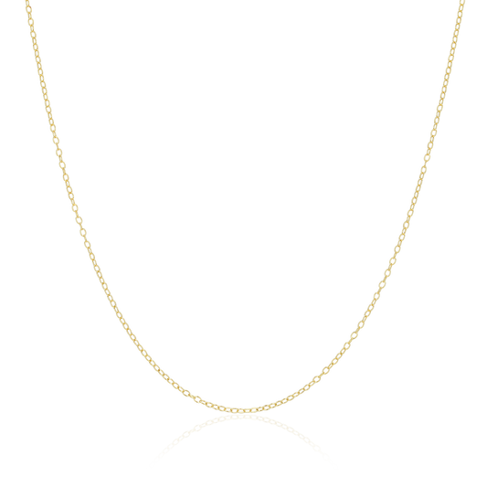18+2" Cable Chain in 14K Yellow Gold-Plated Sterling Silver | M by Monte Luna