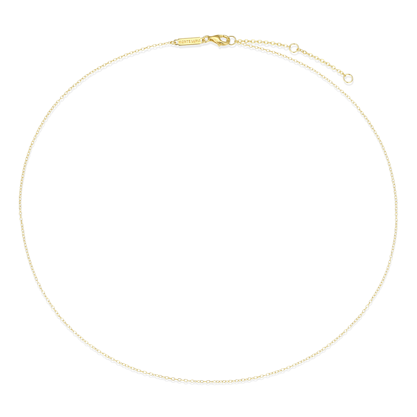 18+2" Cable Chain in 14K Yellow Gold-Plated Sterling Silver | M by Monte Luna